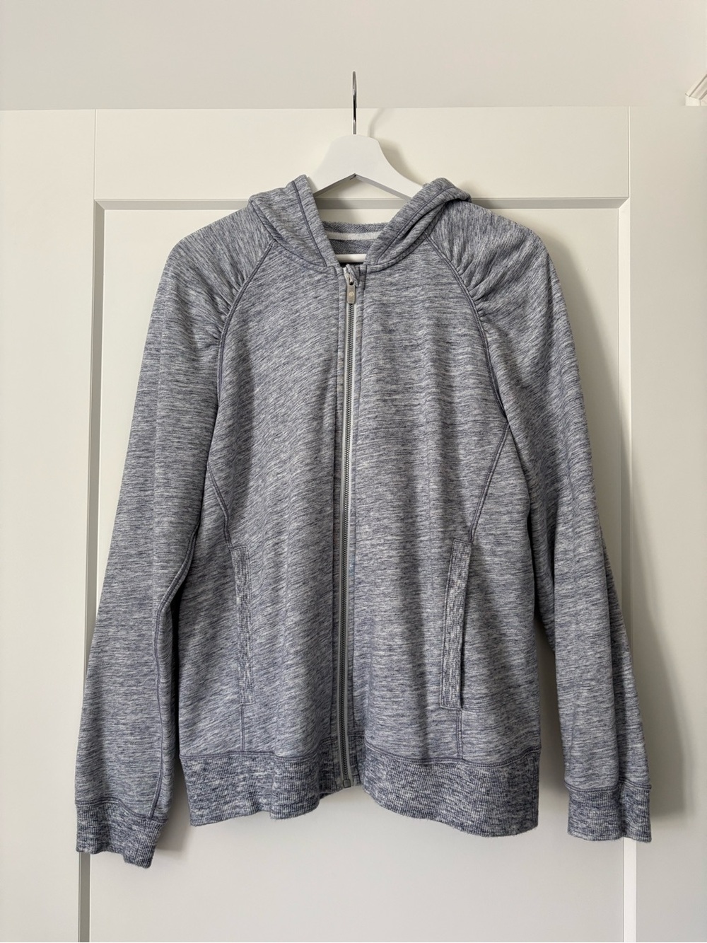 Women’s Lululemon Full-Zip Hoodie in Heather Navy
